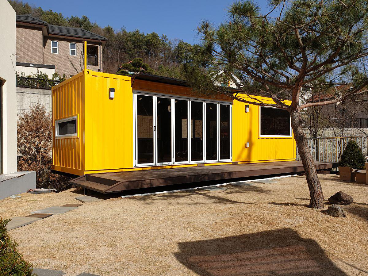 용인 카페 매장 디자인컨테이너|데크