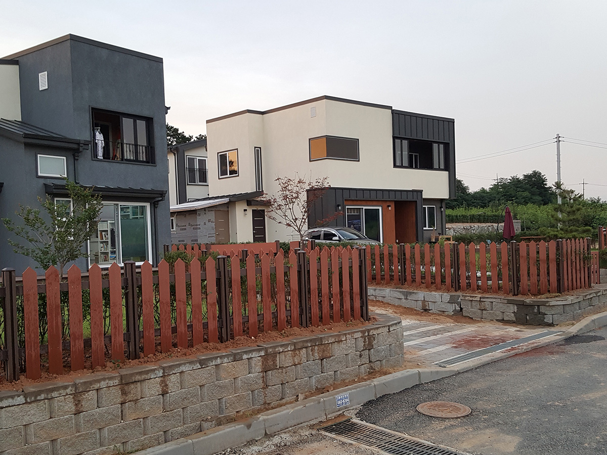 천안 전원주택 데크|담장|대문