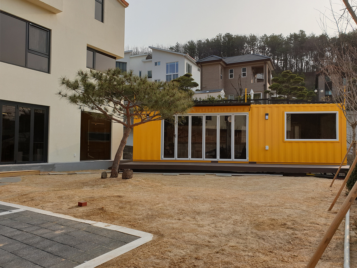 용인 카페 매장 디자인컨테이너|데크